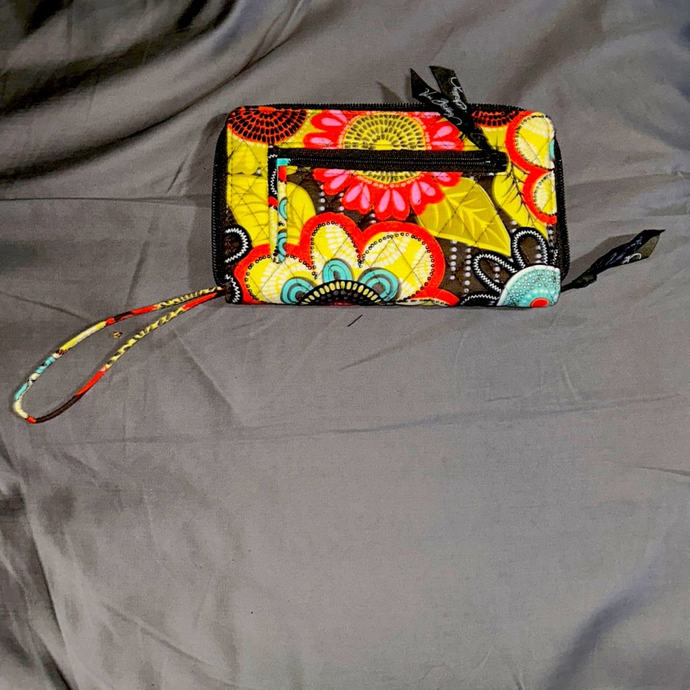 Vera Bradley multi colored flora patterned wallet